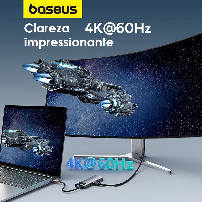 Hub Baseus 7 em 1