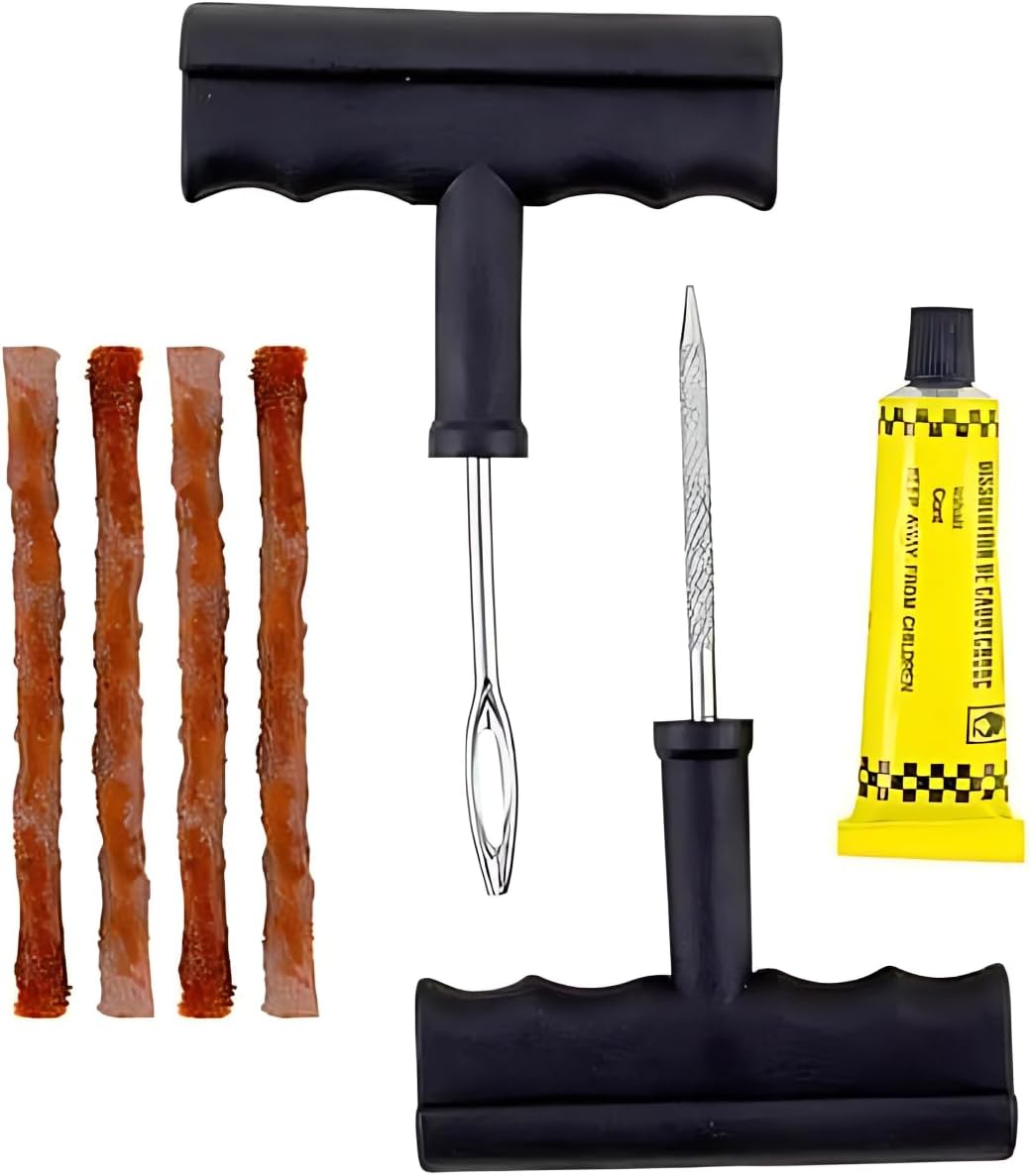 Kit Reparo Pneu 17 pçs – Furo Resolvido em Minutos