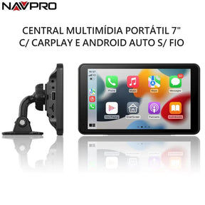 Central Multimídia Universal Portátil NAVPRO