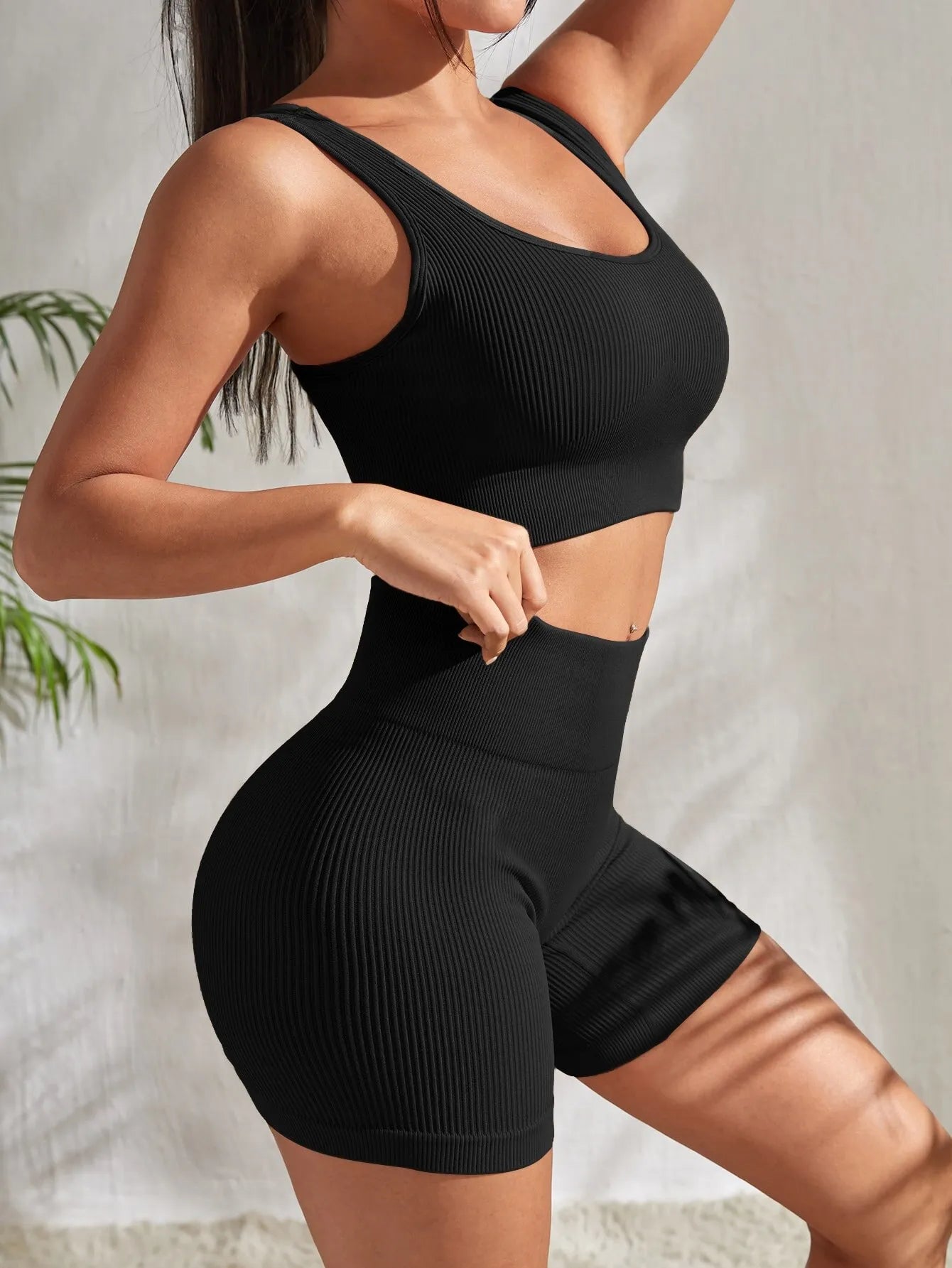 Conjunto Canelado Shorts e Top [Últimas Unidades]
