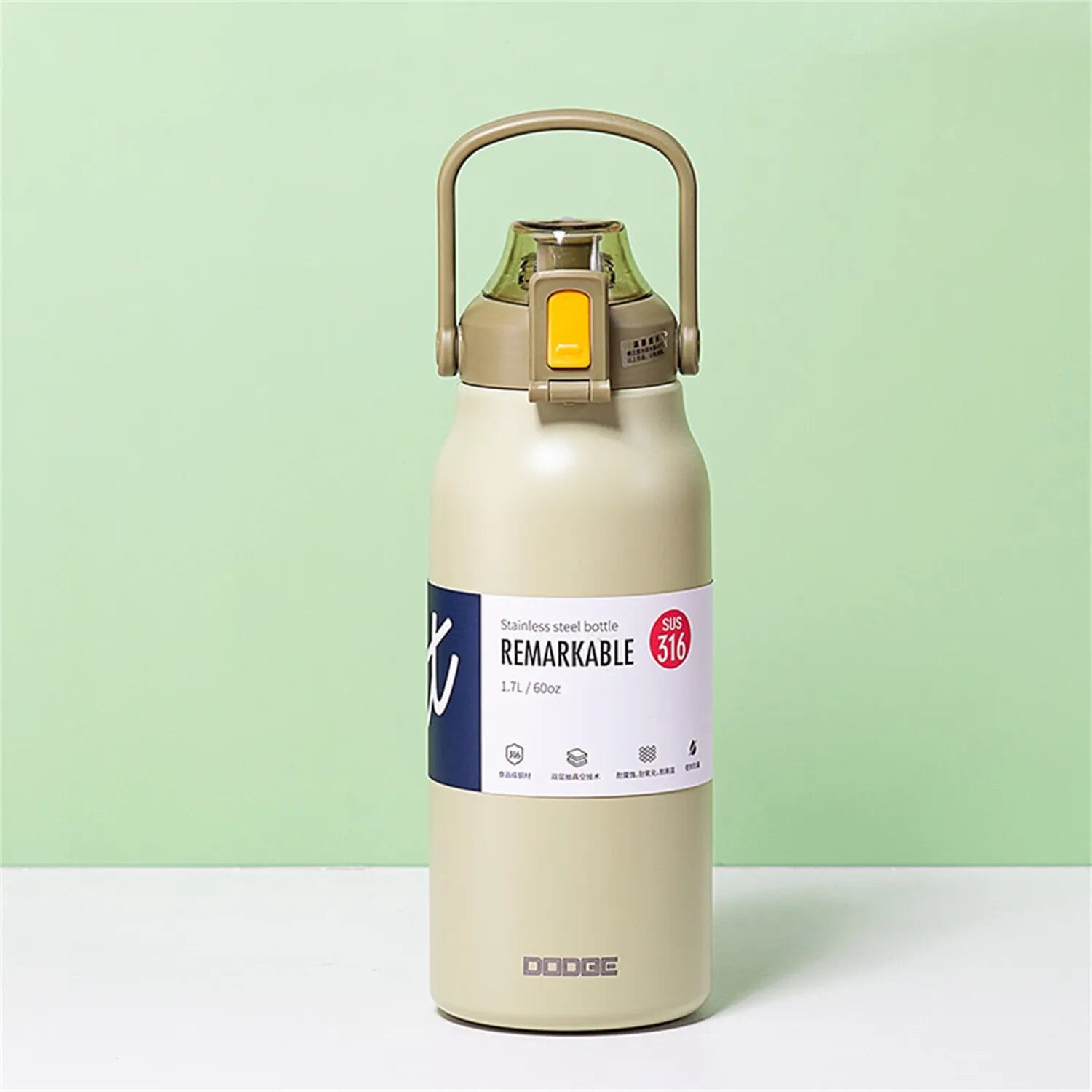 Garrafa Térmica Portátil em Aço Inoxidável 316