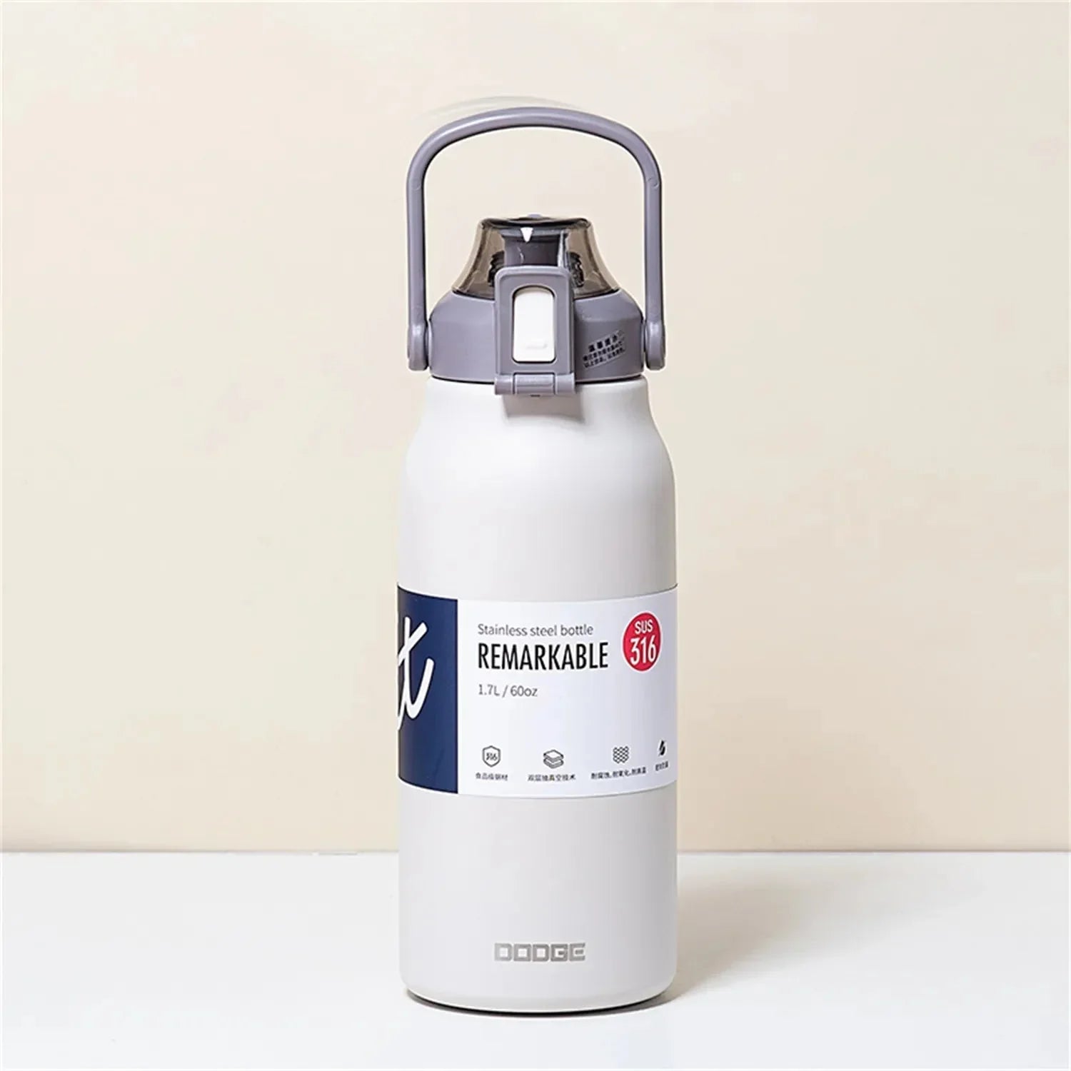 Garrafa Térmica Portátil em Aço Inoxidável 316