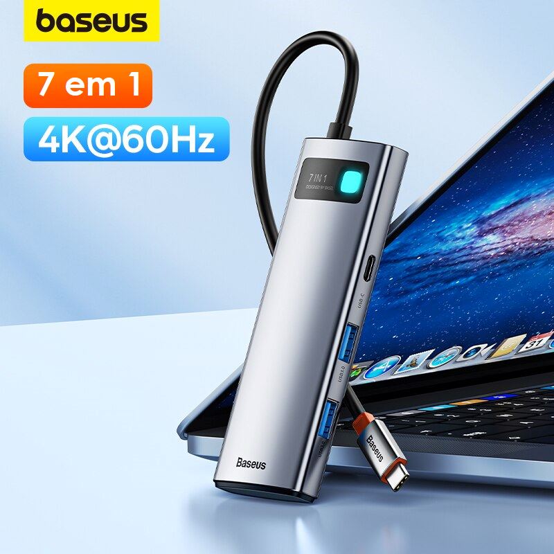 Hub Baseus 7 em 1