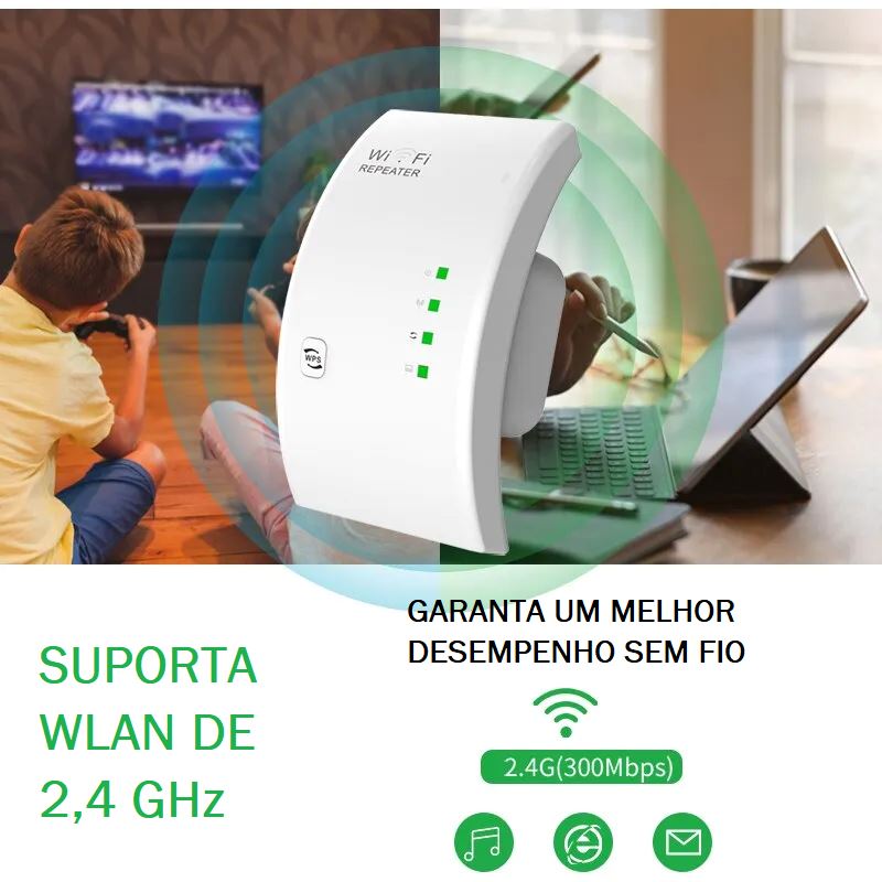 Roteador 5G Wi-Fi PIXLINK 2.4G-300Mbps